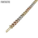 10K Gold- Iced Out Diamond Miami Cuban Bracelets(5mm) Fantastic NYC