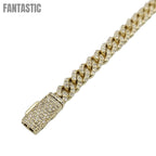 10K Gold- Iced Out Diamond Miami Cuban Bracelets(5mm) Fantastic NYC