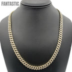 10K Gold- Iced Out Diamond Miami Cuban Chain (10mm) Fantastic NYC