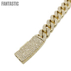 10K Gold- Iced Out Diamond Miami Cuban Chains (10mm) Fantastic NYC