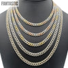 Cadenas Cubanas Miami de Oro de 10K con Diamantes (7mm)