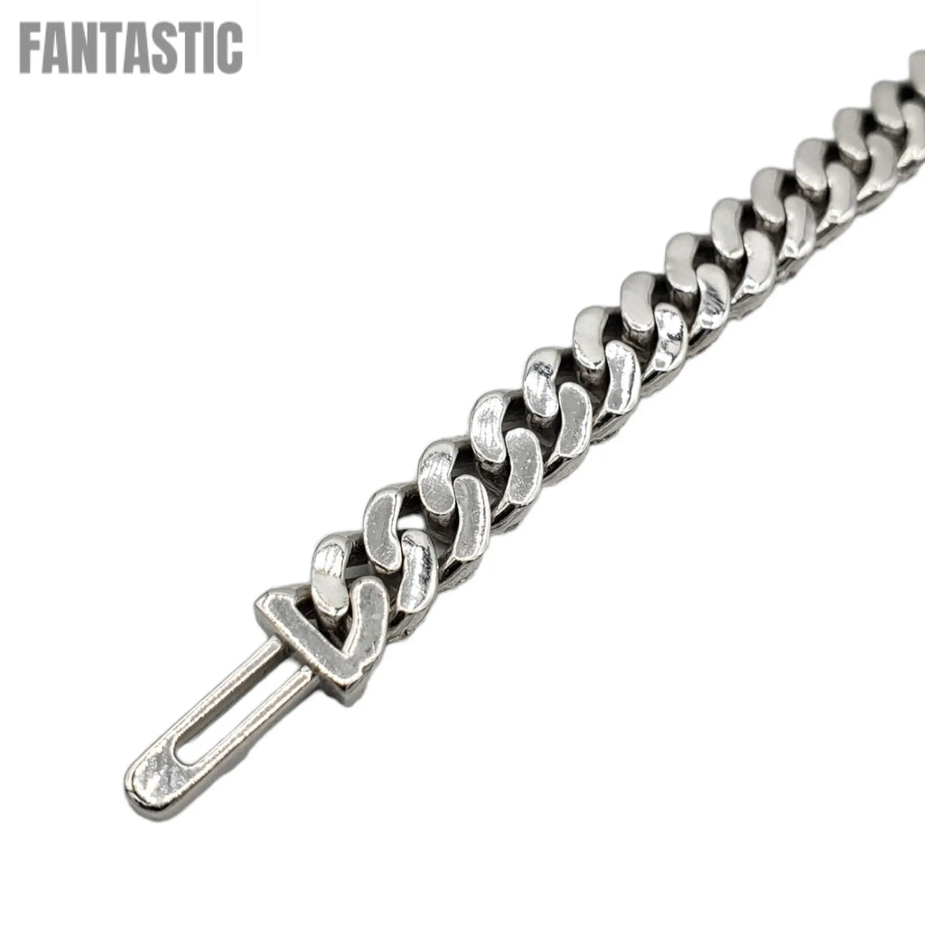 10K Gold- Iced Out Diamond Miami Cuban Chains (7mm) Fantastic NYC
