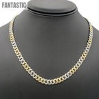 10K Gold- Iced Out Diamond Miami Cuban Chains (7mm) Fantastic NYC