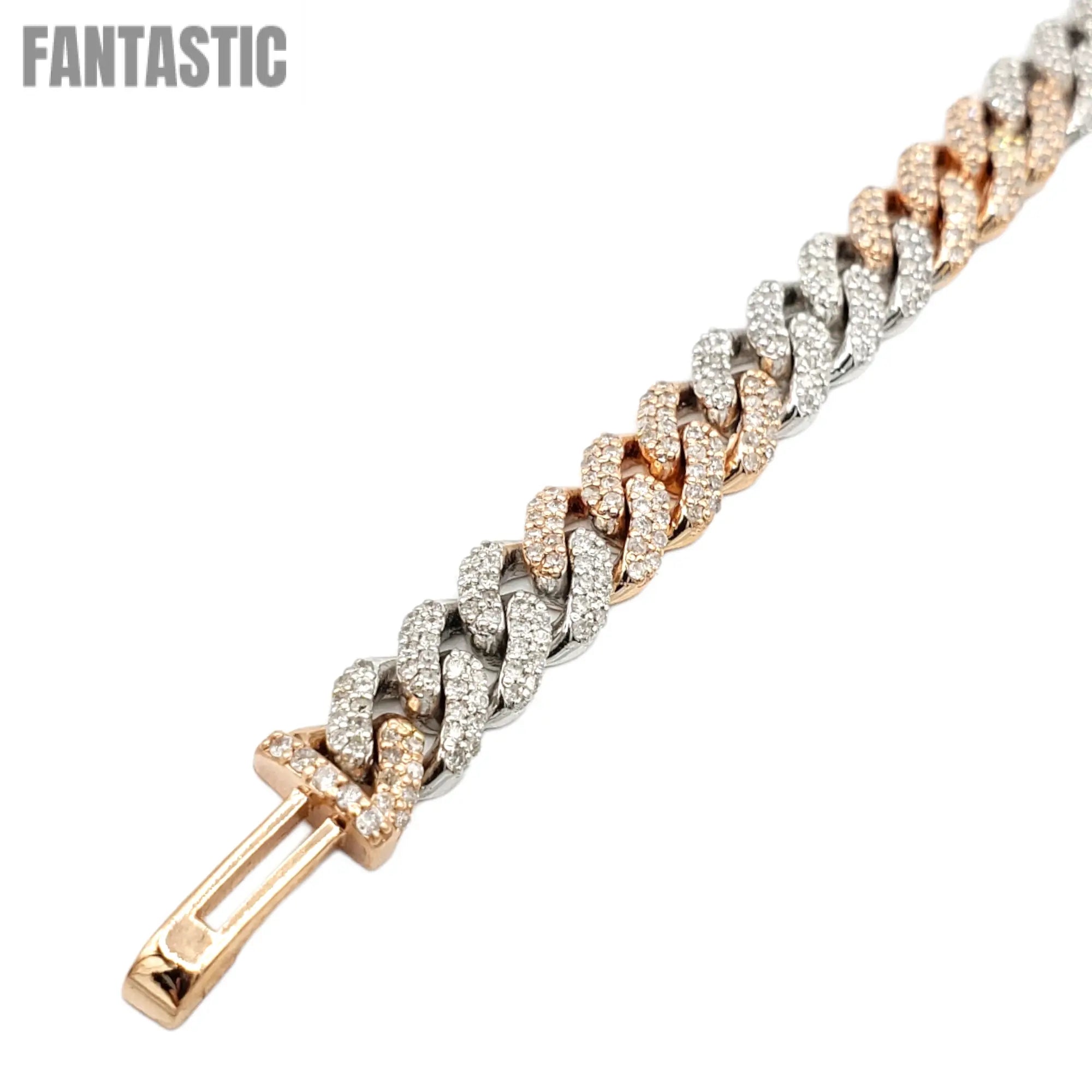 10K Gold- Iced Out Diamond Miami Cuban Chains (7mm) Fantastic NYC
