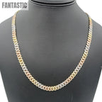 10K Gold- Iced Out Diamond Miami Cuban Chains (7mm) Fantastic NYC