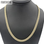 10K Gold- Iced Out Diamond Miami Cuban Chains (8mm) Fantastic NYC