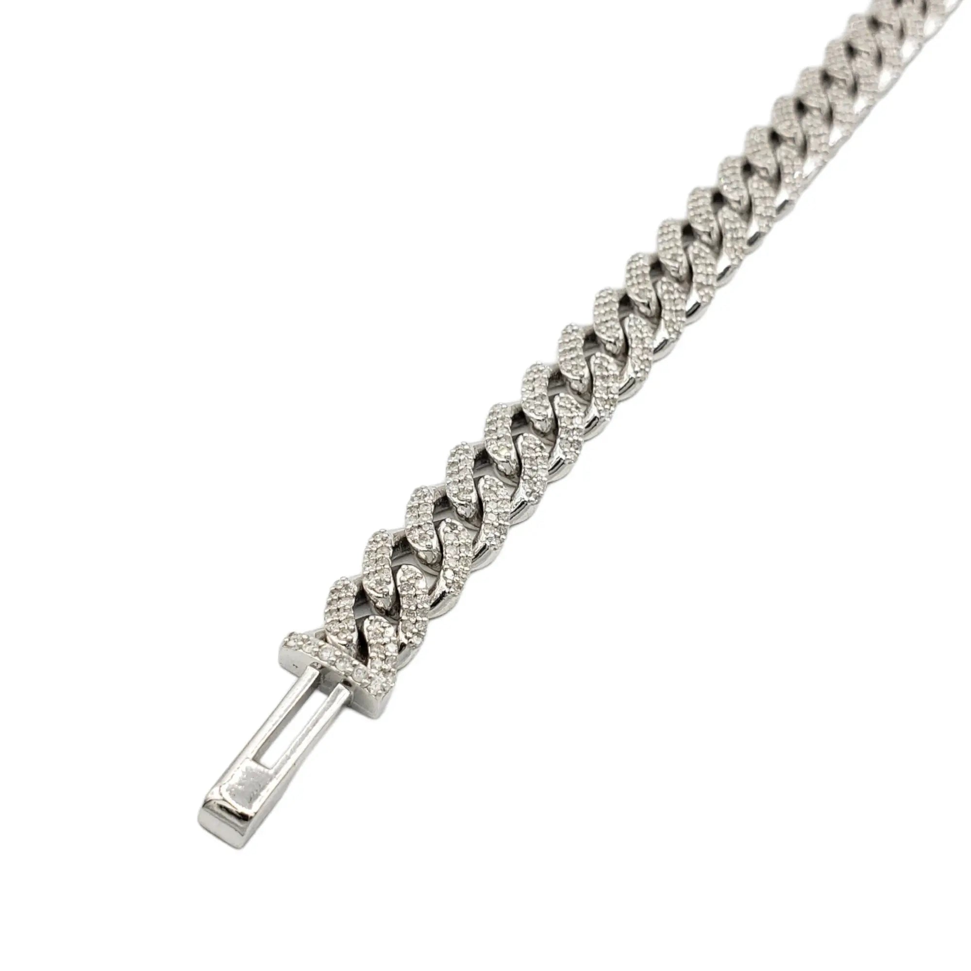 10K Gold- Iced Out Diamond Miami Cuban Chains (8mm) Fantastic NYC