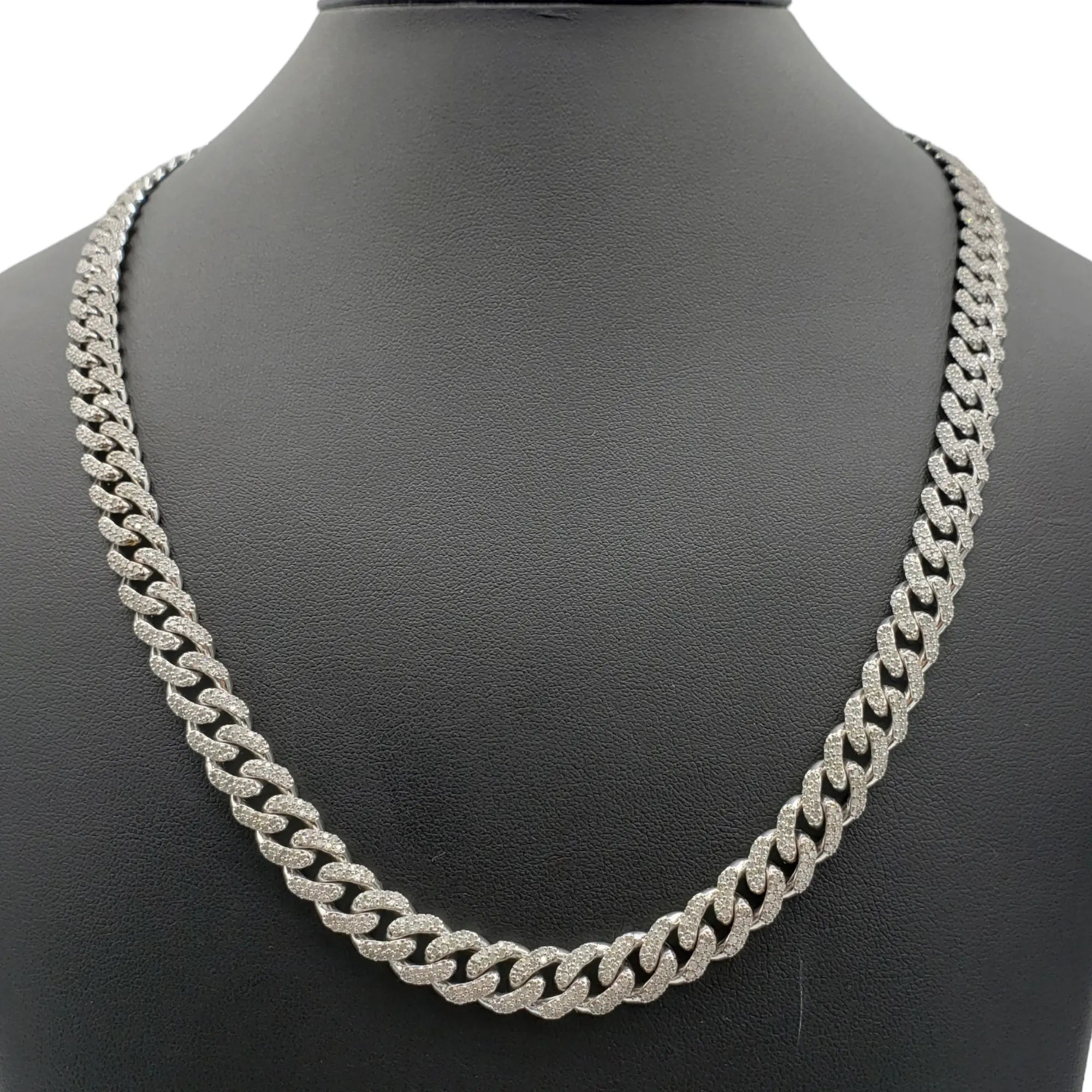 10K Gold- Iced Out Diamond Miami Cuban Chains (9mm) Fantastic NYC