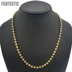 10K gold Moon Cut chain close-up