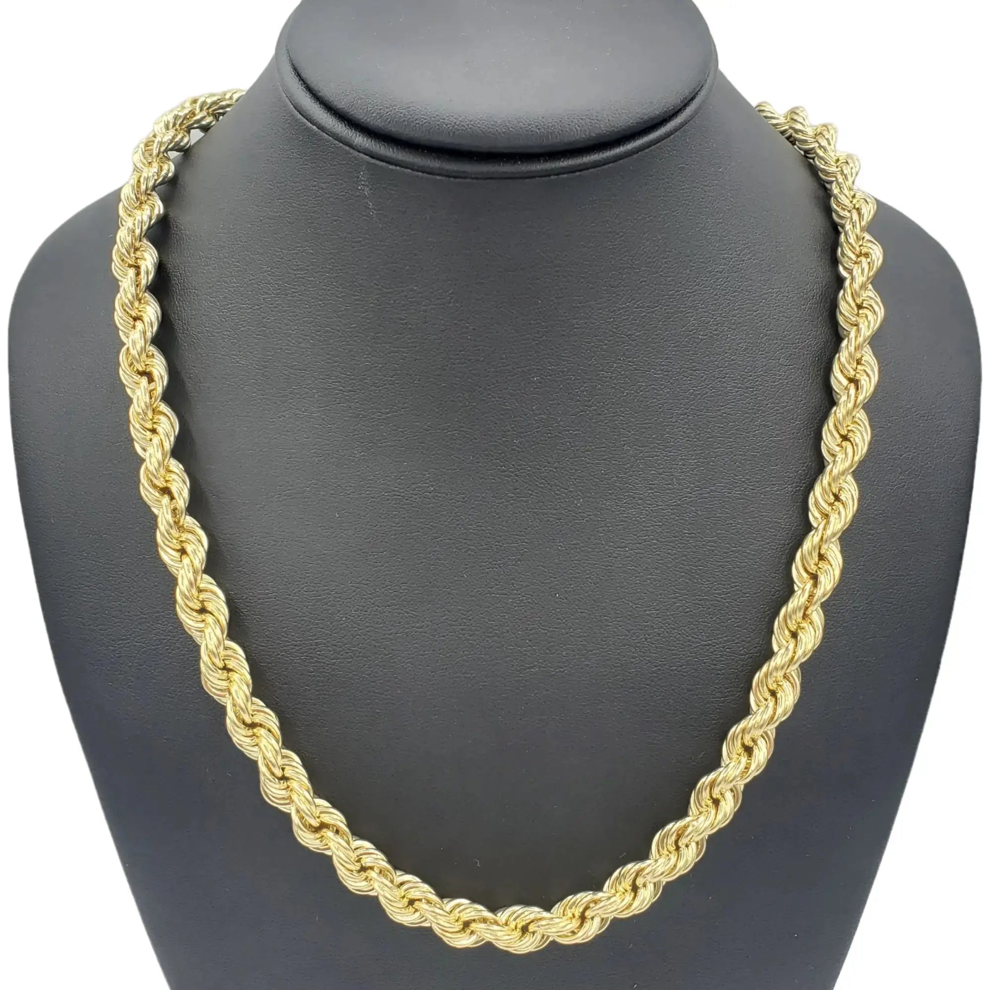 10K Gold Rope Chain (Hollow) - 2mm to 8mm - Fantastic Jewelry NYC LLC