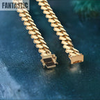 10K Gold Semi-Solid Miami Cuban Link Chain Fantastic Jewelry NYC