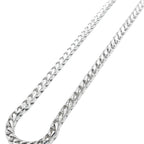 10K Gold- Solid Franco Chain (White Gold) Fantastic NYC