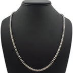 10K Gold- Solid Franco Chain (White Gold) Fantastic NYC