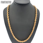 10K Gold- Solid Rope Chain (Rose Gold) Fantastic NYC