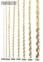 10K Gold- Solid Rope Chain (Rose Gold) Fantastic NYC