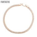 Brazalete de oro rosa de 10K - Hielo