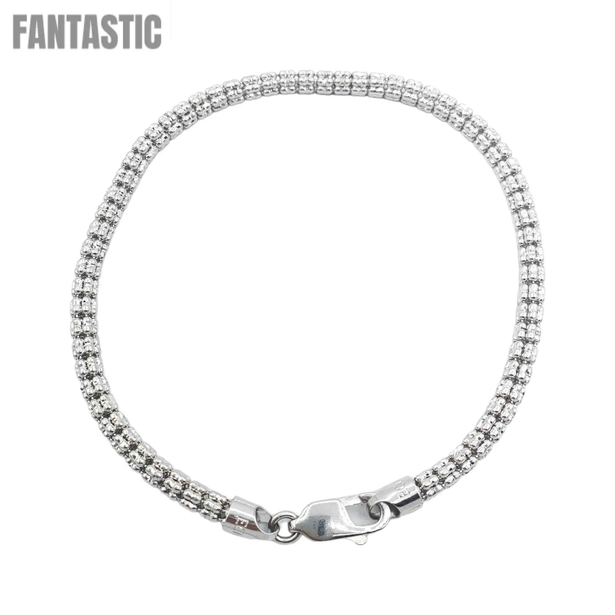 10K White Gold- Ice Bracelet Fantastic NYC