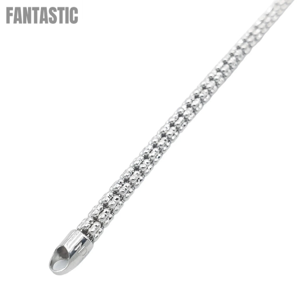 10K White Gold- Ice Bracelet Fantastic NYC