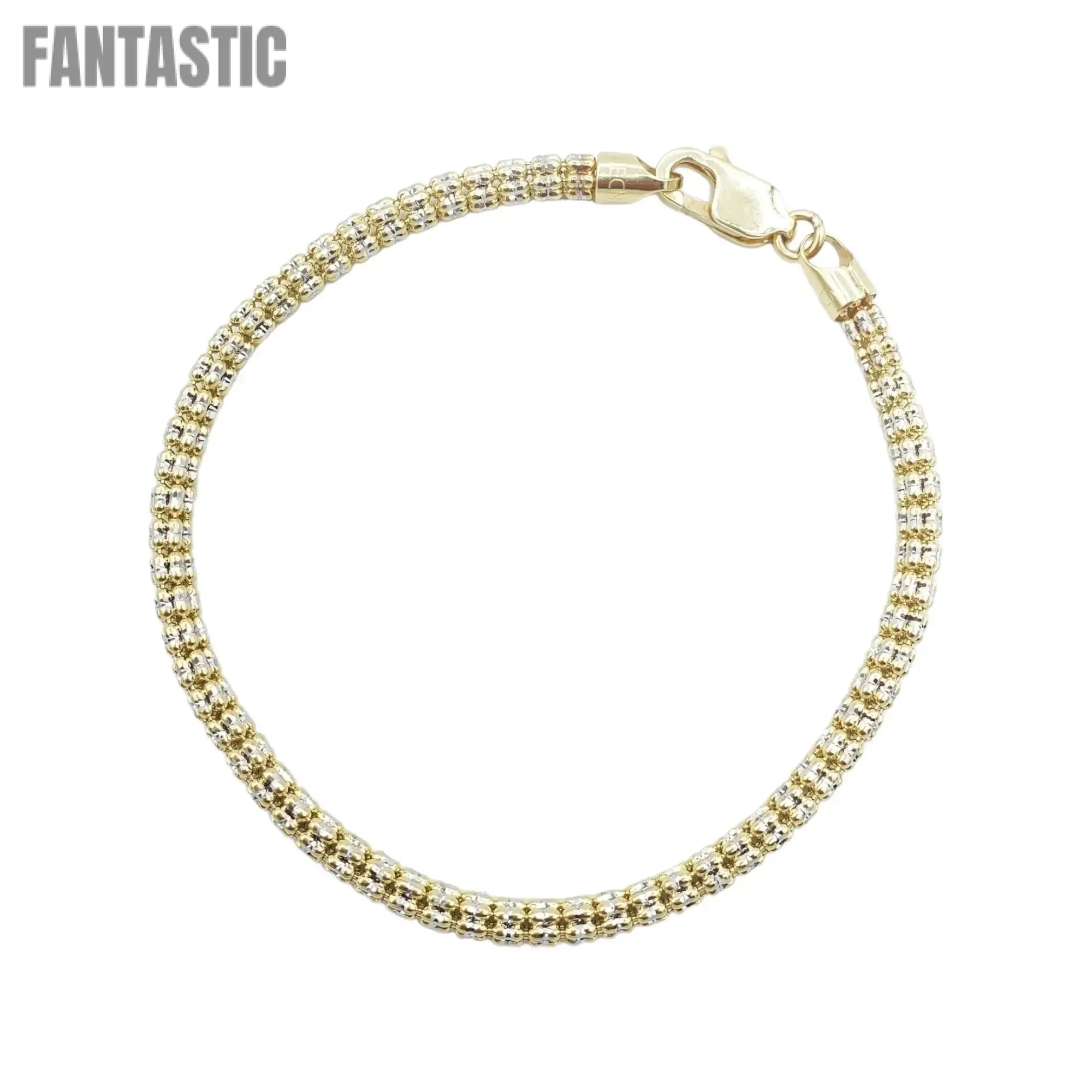 10K Yellow Gold- Ice Bracelet - Fantastic Jewelry NYC LLC