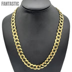 10K Yellow Gold- Solid Cuban Link (Curb Cuban) Chain - Fantastic Jewelry NYC LLC