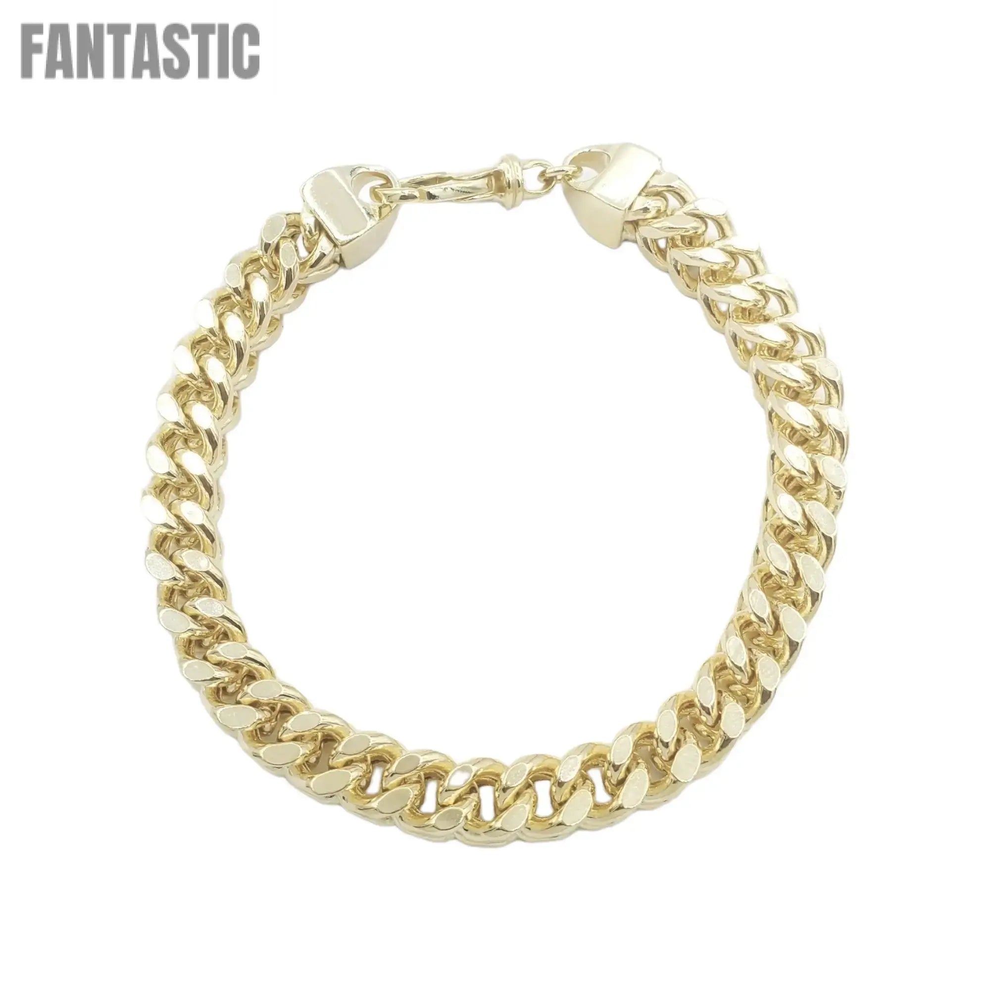 10k Hollow Gold Franco Bracelets - Fantastic Jewelry NYC LLC