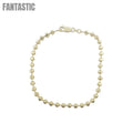 10k Solid Gold Moon Cut Bracelets