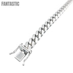 10k Solid White Gold Miami Cuban Bracelets Fantastic NYC