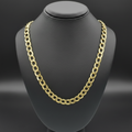 10K & 14K Yellow Gold Diamond-Cut Cuban Chain – 3.5–10.5 mm