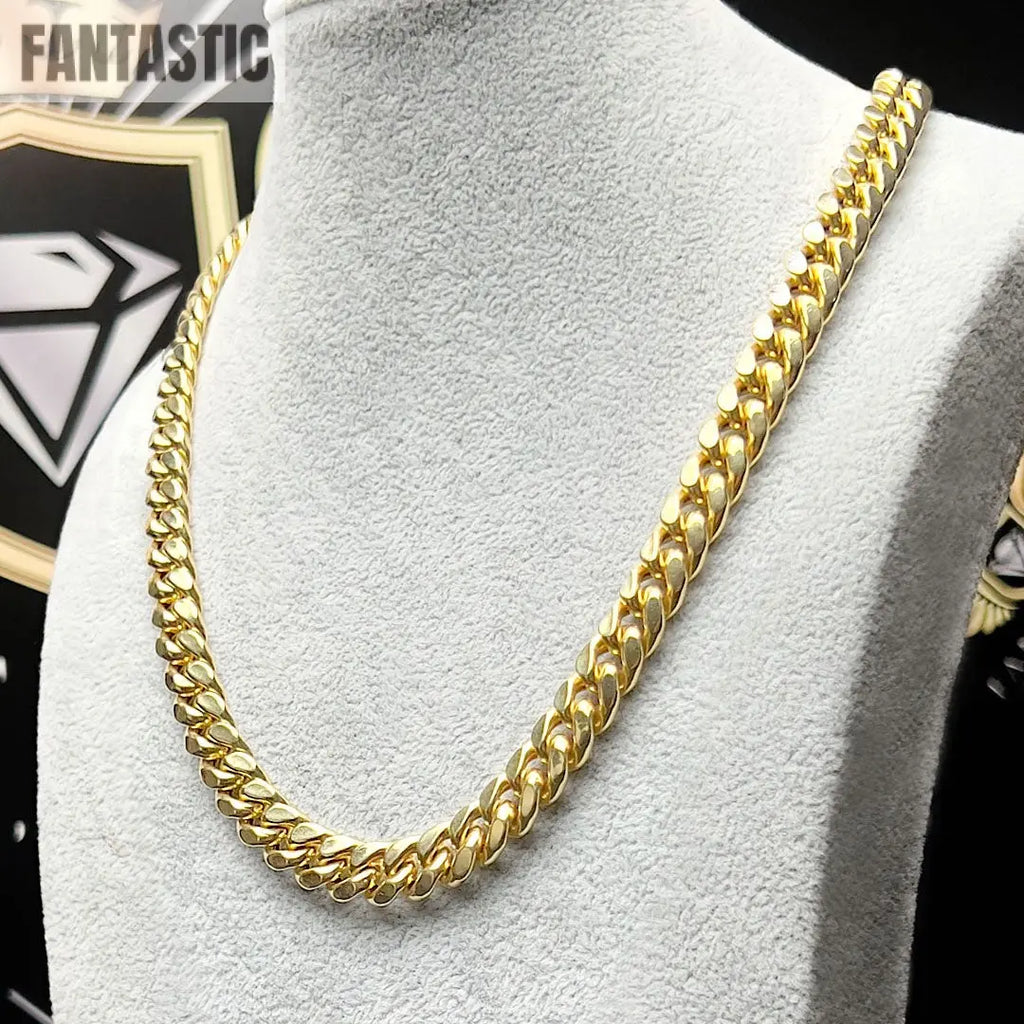 14K/10k Genuine Italian Gold Miami Cuban Link Chain – 5mm to 13mm - Fantastic Jewelry NYC LLC