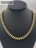 14K Gold- Diamond Disc Chain | 136 Grams