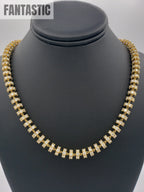 14K Gold- Diamond Disc Chain | 136 Grams Fantastic NYC