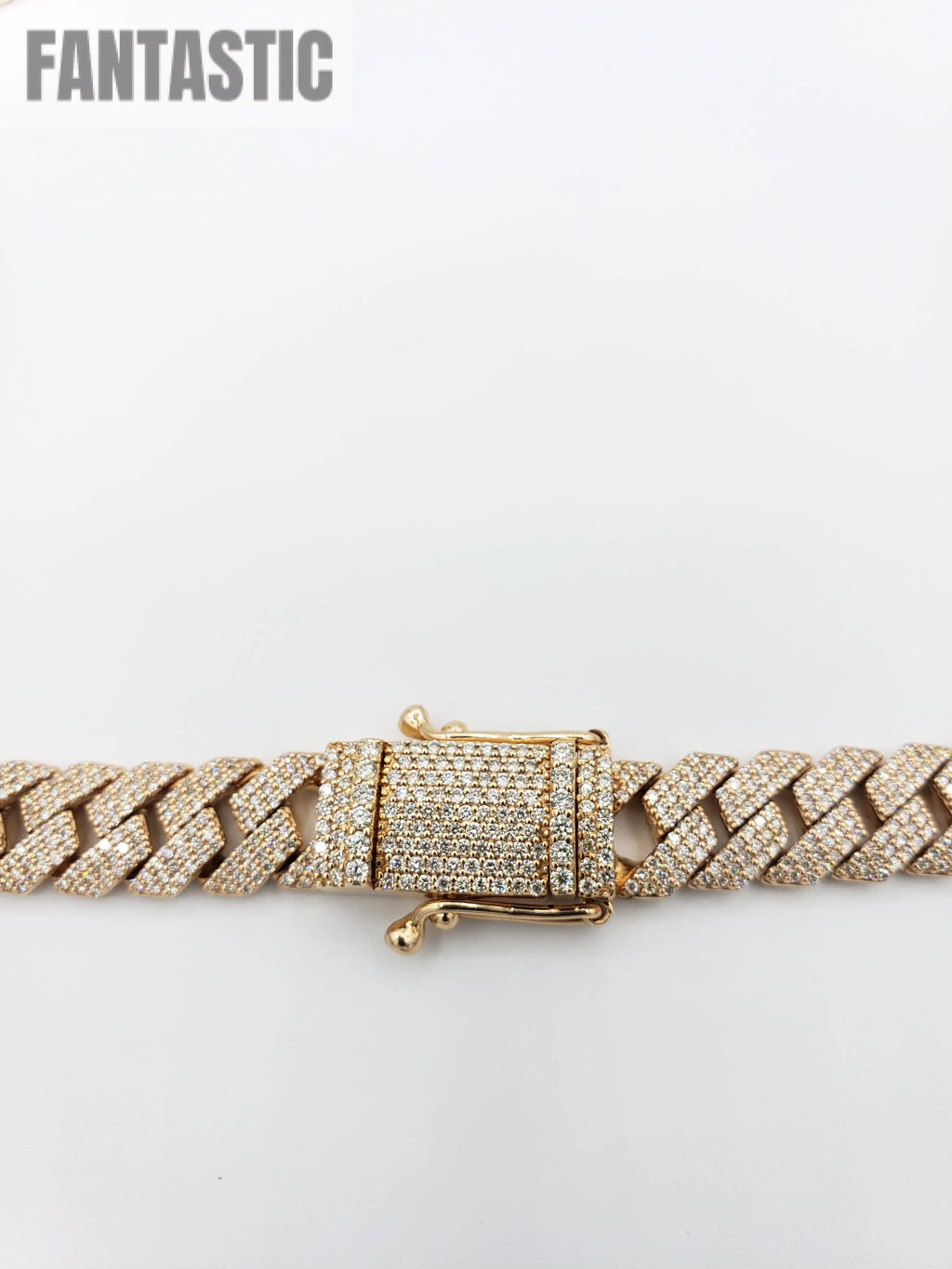 14K- Gold Diamond Miami Cuban Rose Gold Chain (185 Grams) Fantastic NYC