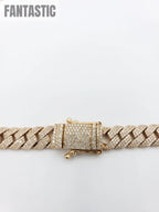 14K- Gold Diamond Miami Cuban Rose Gold Chain (185 Grams) Fantastic NYC