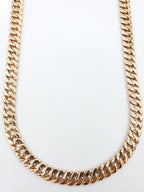 14K- Gold Diamond Miami Cuban Rose Gold Chain (185 Grams) Fantastic NYC