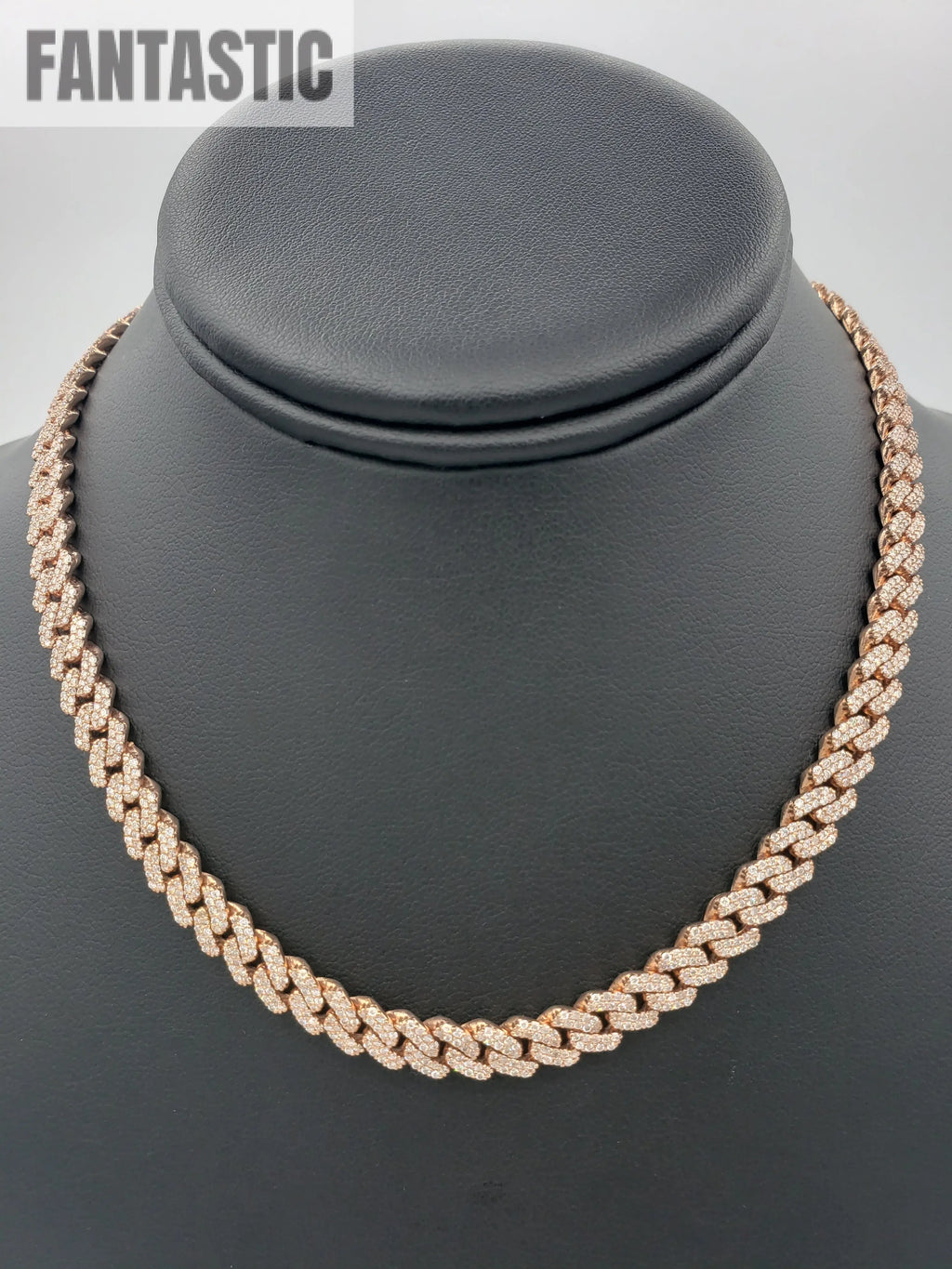 14K Gold- Diamond Miami Cuban Rose Gold Chain (52.1 Grams) Fantastic NYC