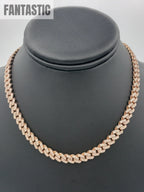 14K Gold- Diamond Miami Cuban Rose Gold Chain (52.1 Grams) Fantastic NYC