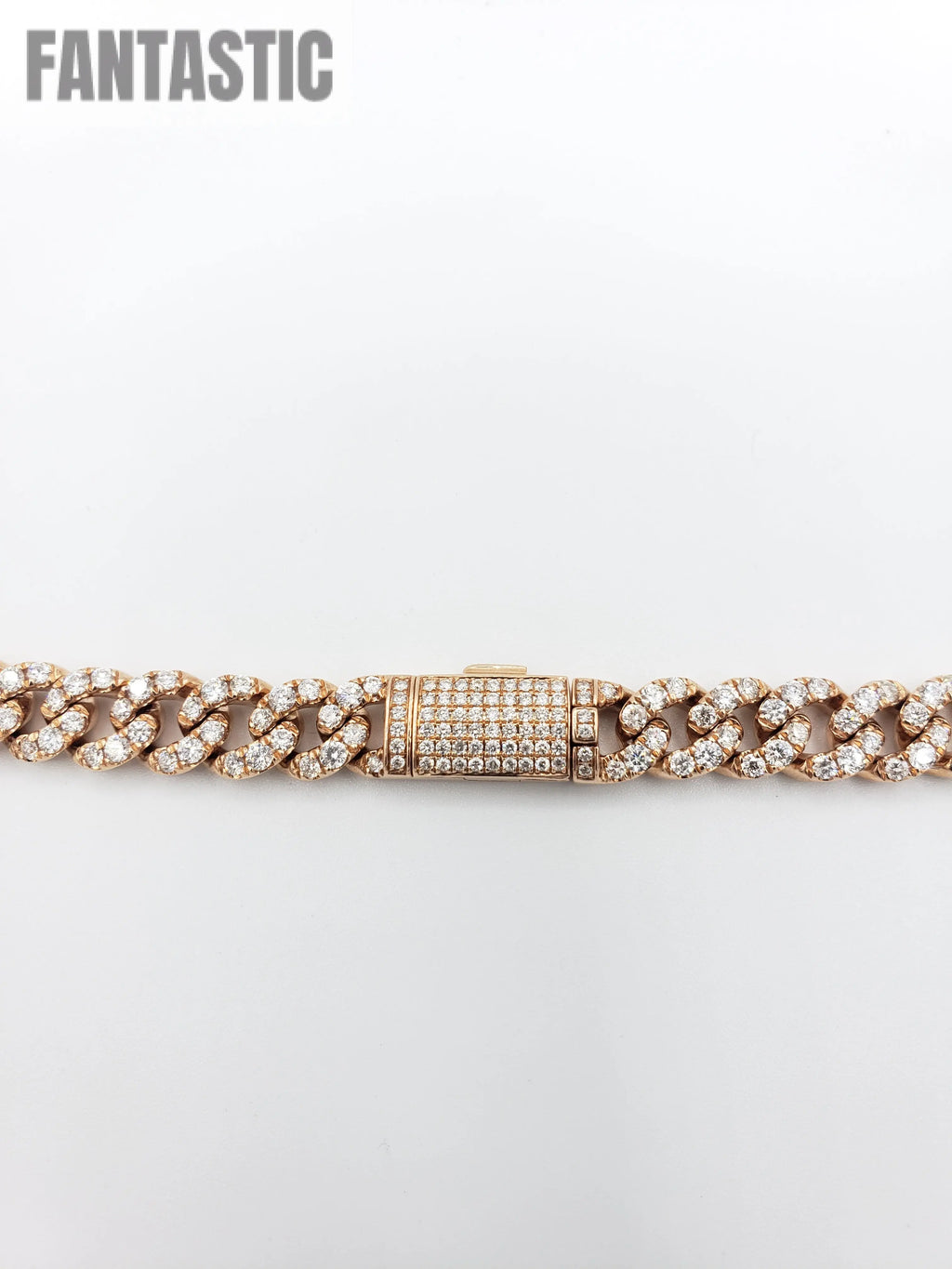 14K Gold- Diamond Miami Cuban Rose Gold Chain (93.3 Grams) Fantastic NYC