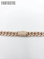 14K Gold- Diamond Miami Cuban Rose Gold Chain (93.3 Grams) Fantastic NYC