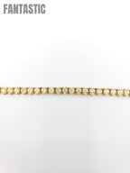 14K Gold- Diamond Pointer Tennis Chain 40.3 Grams Fantastic NYC