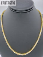 14K Gold- Diamond Tennis Chain 23.5 Grams Fantastic NYC