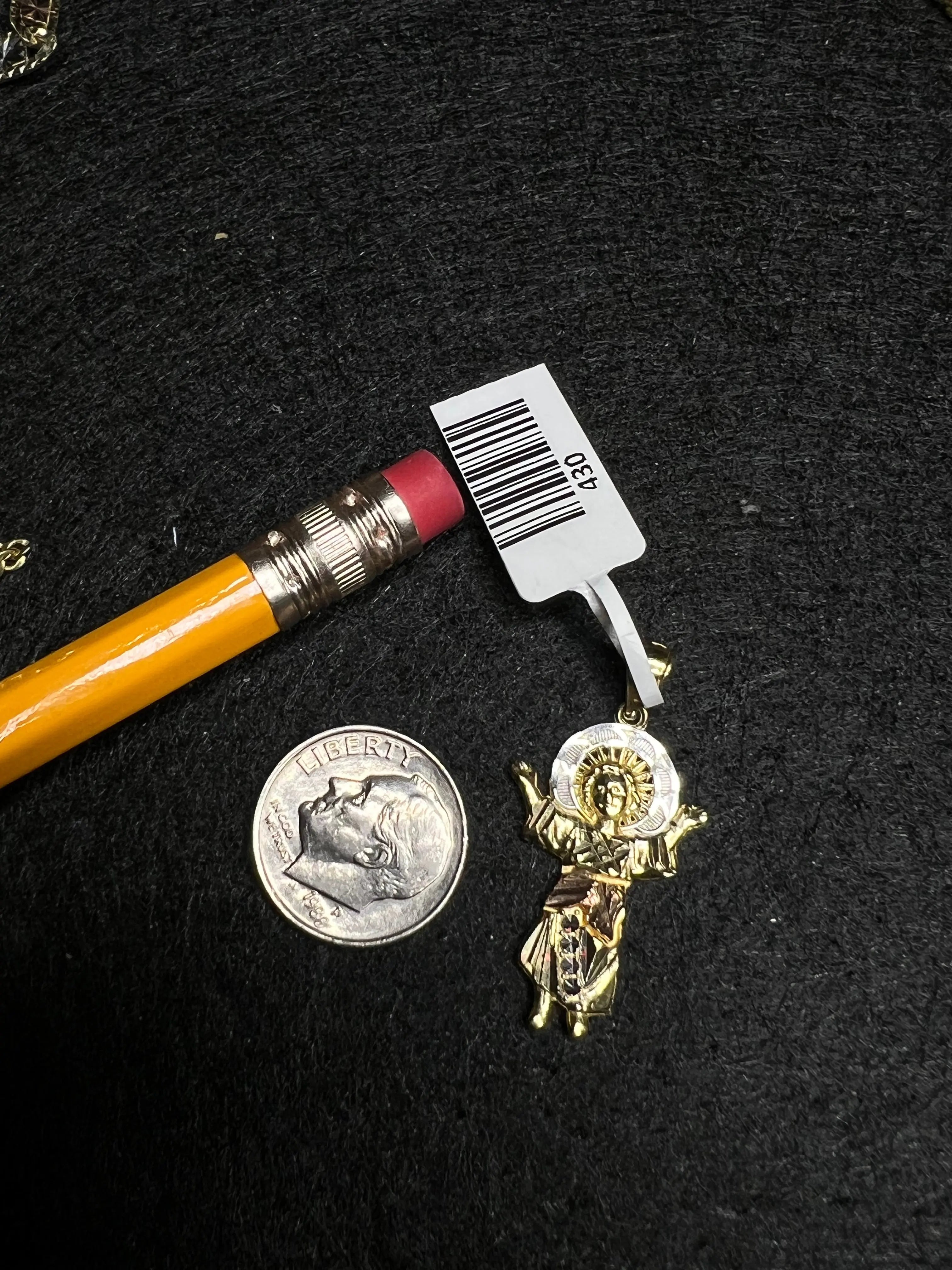 14K Gold- Divino Niño Pendant small - Fantastic Jewelry NYC LLC