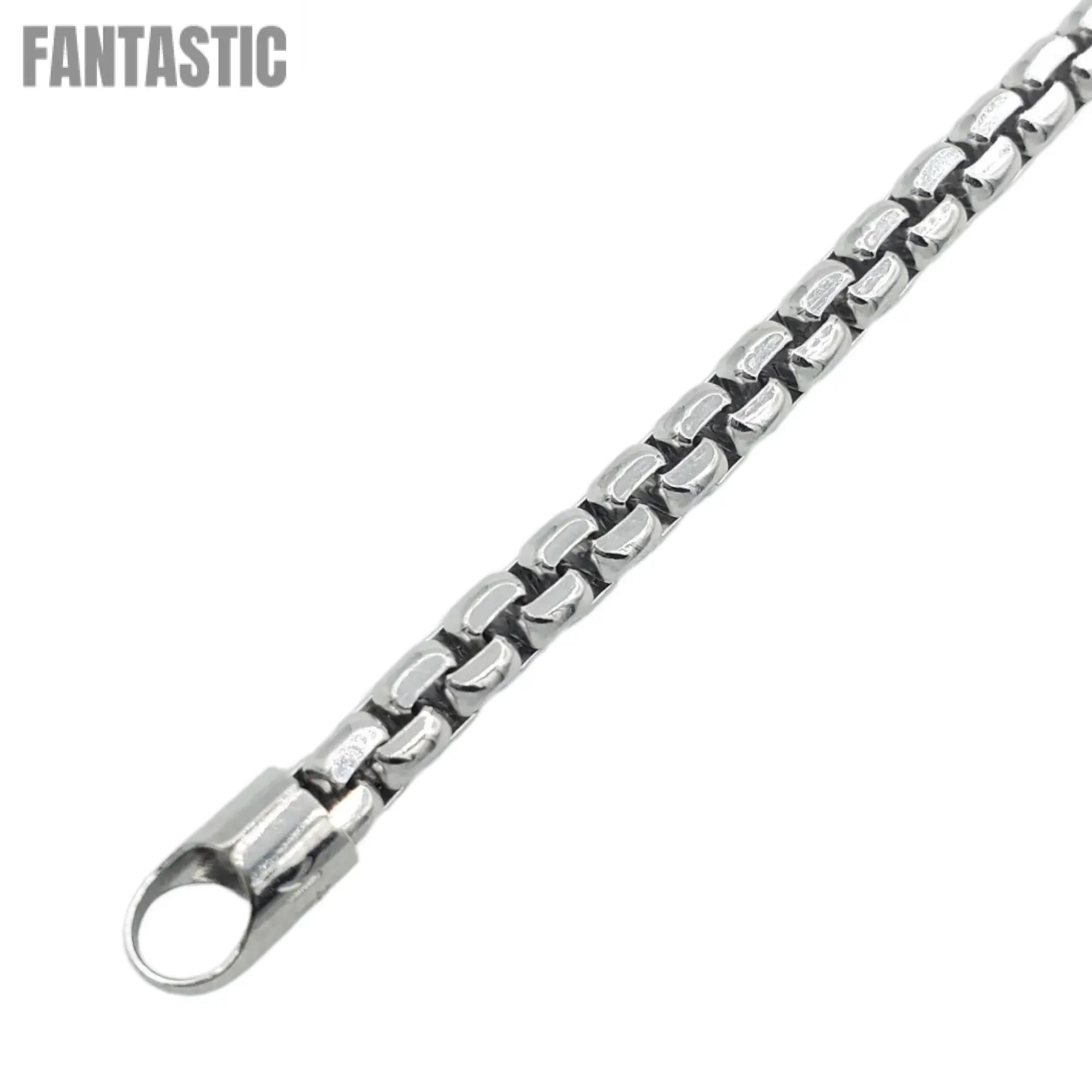 14K Gold - Hollow Box Bracelet Fantastic NYC