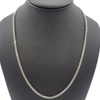 14K Gold- Hollow Box Chain (White Gold) Fantastic NYC