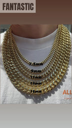 14K Gold- Hollow Miami Cuban Chain Fantastic NYC