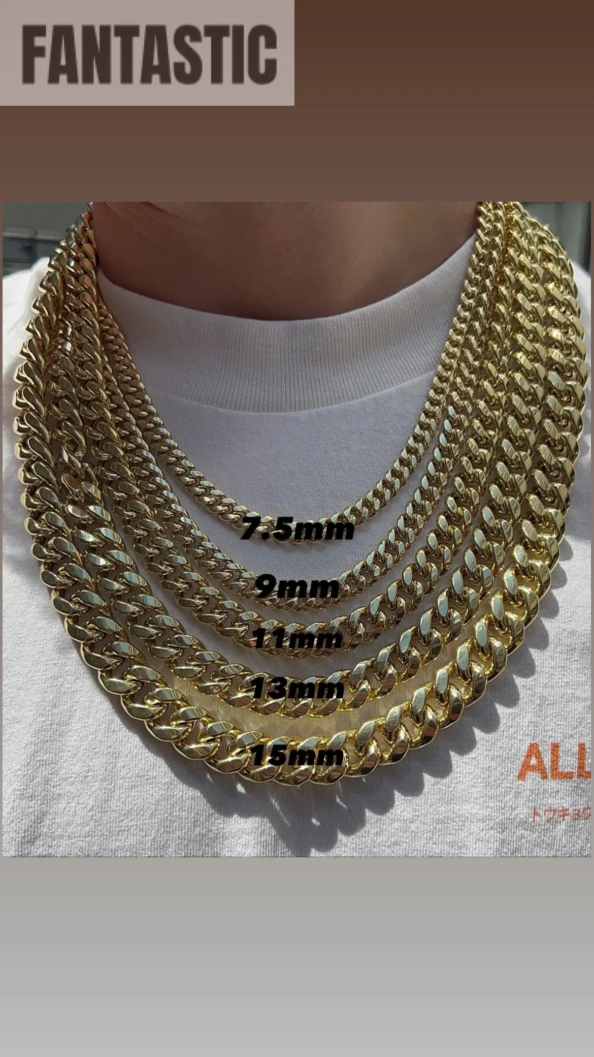 14K Gold- Hollow Miami Cuban Chain Fantastic NYC