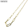 14K Gold- Hollow Paperclip Chain (Yellow Gold)