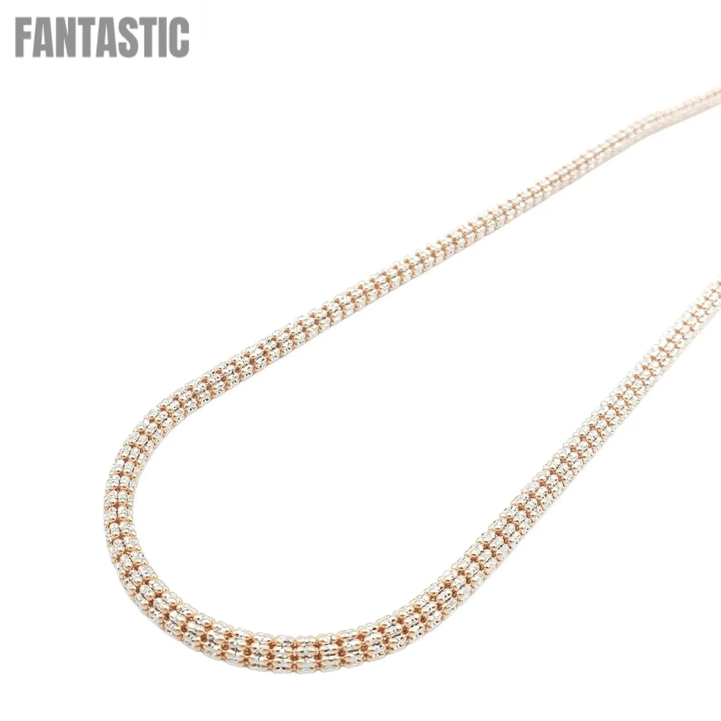 14K Gold- Ice Chain (Rose Gold) - Fantastic Jewelry NYC LLC