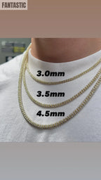 14K Gold- Ice Chain (Yellow Gold) Fantastic NYC