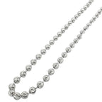 14K Gold- Moon Cut Chain (White Gold) Fantastic NYC