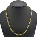 14K Yellow Gold Moon-Cut Chain – 2–5 mm
